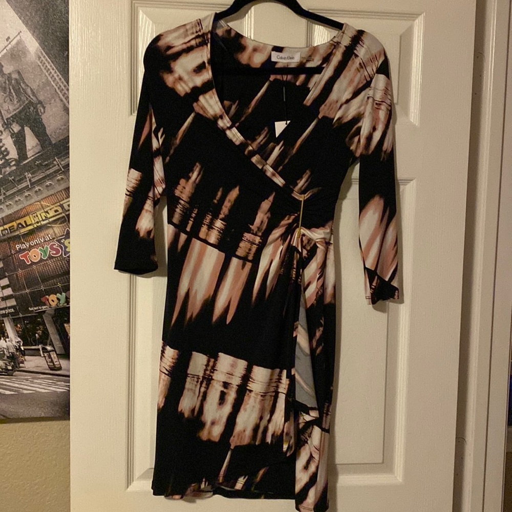 NWT Calvin Klein wrap dress